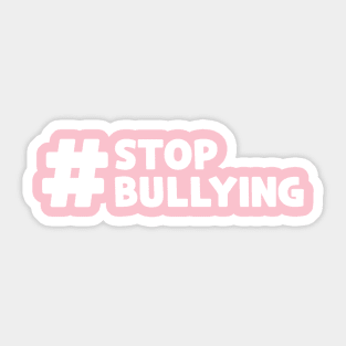 Pink Shirt Day, Stop Bullying Sticker